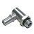Conector Macho Cotovelo Tubo Saída Compressor ISBE - Imagem 1