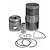 Kit Motor Cummins Série C Cargo/VW 2006 1 Cilindro com Anéis 40256962 - Imagem 1
