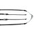 Cabo de Freio Traseiro Lado Direito F250 1998/2002 Disco - Imagem 1