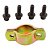 Kit de Fixação de Cruzeta F1000/Ranger/S10/D10 1 Chapa 2 Pinos para Parafuso - Imagem 1