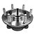 Cubo Roda Dianteiro Chevrolet S10 Trailblazer 2.5/2.8 4X4 2017 Com ABS - Imagem 1