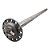 SEMI EIXO Traseiro Diferencial 230/235 39E 12F 1035MM 5117 MOTOP - Imagem 1