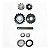 KIT Caixa Satélite F1000 DANA 46 SIMPLES 11X45 - Imagem 1