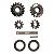 Kit Caixa Satélite F1000 Dana 46 Simples 11x45 - Imagem 1
