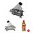 Kit Cilindro Auxiliar Servo Embreagem Fluido Freio Mercedes 13180 15180 17250... - Imagem 1