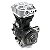 COMPRESSOR AR KNORR VW CONSTELLATION MOTOR CUMMINS ISB 6CIL C/ENG - Imagem 1