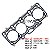 JUNTA CABEÇOTE ACO INOX 2PIC 1.55MM AMAROK 2.0 2010/ L 16V DOHC L4 163CV - Imagem 1