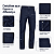 Calça Jeans Cargo com Elastano Profissional - Imagem 7