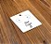 Tag Kraft ou Branca 4,5x4,5cm para Brinco Colocamos Seu Logo - Imagem 2