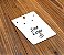 Tag 9x7cm Kraft ou Branco para Brinco e Colar Colocamos Seu Logo - Imagem 1