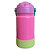 GARRAFA TÉRMICA KIDS GRAUZ ROSA 350 ML COM TAMPA E CANUDO - Imagem 3