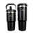 COPO TÉRMICO GRAUZ PRETO 600ml | 900ml COM TAMPA E CANUDO DOBRÁVEL - Imagem 1