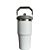 COPO TÉRMICO GRAUZ BRANCO 600ml | 900ml COM TAMPA E CANUDO DOBRÁVEL - Imagem 2