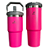 COPO TÉRMICO GRAUZ ROSA 600ml | 900ml COM TAMPA E CANUDO DOBRÁVEL - Imagem 1