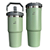 COPO TÉRMICO GRAUZ VERDE CLARO 600ml | 900ml COM TAMPA E CANUDO DOBRÁVEL - Imagem 1