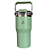 COPO TÉRMICO GRAUZ VERDE CLARO 600ml COM TAMPA E CANUDO DOBRÁVEL - Imagem 1