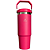 COPO TÉRMICO GRAUZ ROSA PINK 900ml COM TAMPA E CANUDO DOBRÁVEL - Imagem 1