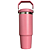 COPO TÉRMICO GRAUZ ROSA BARBIE 900ml COM TAMPA E CANUDO DOBRÁVEL - Imagem 3
