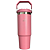 COPO TÉRMICO GRAUZ ROSA BARBIE 900ml COM TAMPA E CANUDO DOBRÁVEL - Imagem 1