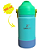 GARRAFA TÉRMICA KIDS GRAUZ VERDE 350 ML COM TAMPA E CANUDO - Imagem 1