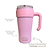 COPO TÉRMICO GRAUZ ROSA 800 ML COM TAMPA E CANUDO - Imagem 5