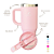 NOVO - COPO TÉRMICO GRAUZ ROSA CLARO 900ml COM TAMPA E CANUDO DOBRÁVEL - Imagem 3