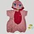 Macacão Dinossauro Rosa Bebê menina - Imagem 4