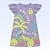 Vestido Infantil para Menina Lilas e Rosa - Imagem 2