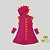 Vestido Dinossauro Rosa Fantasia infantil - Imagem 4
