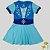 Vestido Fantasia Elsa Frozen - Estampa Brilha No Escuro - Imagem 1
