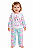 Pijama Infantil Menina Unicórnio Manga Longa em Suedine – Conjunto Confortável | Dinococois - Imagem 1