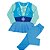 Pijama Elsa Frozen Manga Longa - Imagem 1