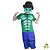 Macacão Hulk fantasia infantil com máscara - Imagem 2