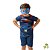 Macacão Fantasia Super-Man Com capa e Mascara - Imagem 3