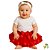 Saia tule Bebê Luxo vermelho - Imagem 1