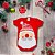 Body Natal Papai Noel para bebês - Imagem 3