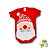 Body Natal Papai Noel para bebês - Imagem 2