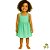 Vestido Infantil em Laise - Vermelho e Verde - Imagem 1