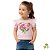 Blusa Infantil Floral em Algodão | Camiseta Menina Confortável – Dinococois - Imagem 4