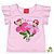Blusa Infantil Floral em Algodão | Camiseta Menina Confortável – Dinococois - Imagem 2