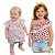 Blusa Infantil Ombro a Ombro Floral com Babado em Renda – Dinococois - Imagem 1
