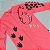 Macacão Pijama Infantil Feminino Dinossauro Rosa em Moletom - Imagem 3