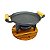 Kit Chapa Fogareiro De Ferro Fundido Com Suporte De Madeira - Imagem 1