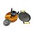 Kit Chapa Fogareiro De Ferro Fundido Com Suporte De Madeira - Imagem 9
