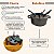 Conjunto Fondue E Fogareiro De Ferro Fundido Com Suporte De Madeira - Imagem 4