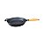 Frigideira Ferro Fundido 27cm Antiaderente Alta Cabo Madeira - Imagem 6