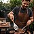 Kit Churrasco Inox Cabos Madeira 4 Peça Gourmet Profissional - Imagem 2