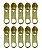 100 Cursor 05-06 Dourado Carrinho Bolsa Mochila Necessaires - Imagem 1