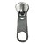 100un Cursor Trator N°5 Cinza Carrinho Jacaré Mochilas Malas - Imagem 1