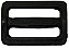 100un Regulador 40mm Preto Plástico Costura Bolsas Mochilas - Imagem 2